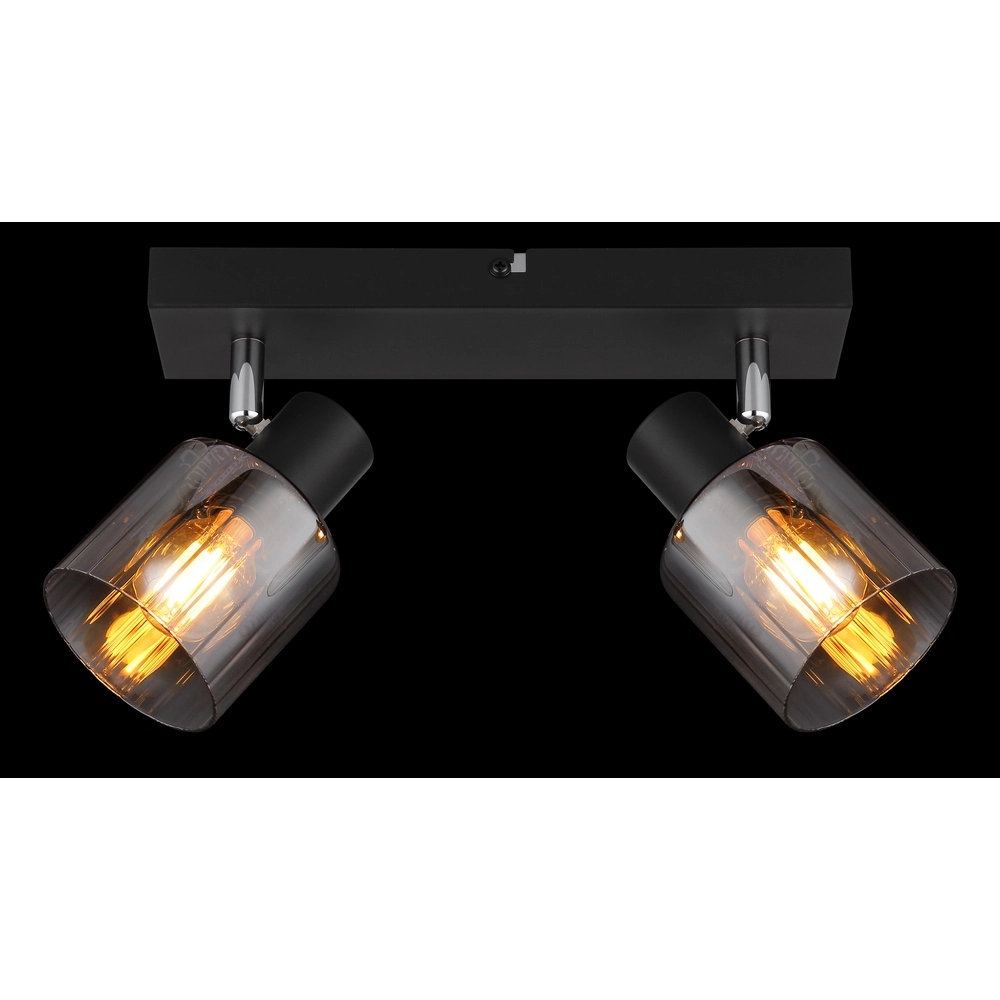 Deckenlampe Jack 2-Licht Schwarz Globo 9007371516834