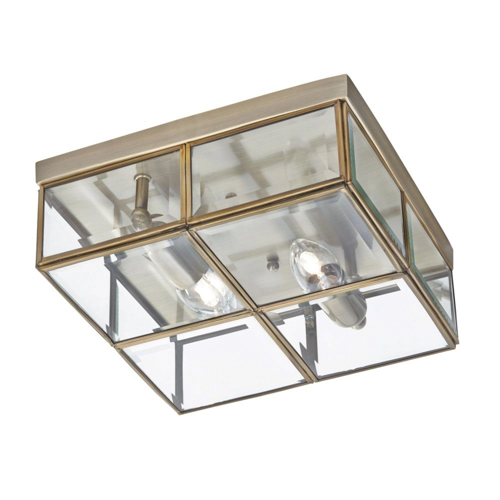 Quadratische Deckenlampe Flush Searchlight 5053423023038