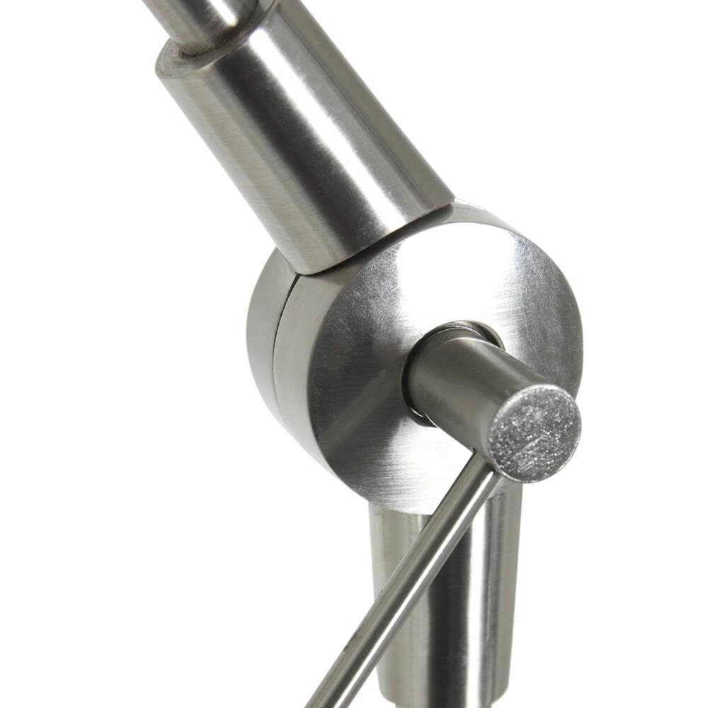 Stehlampe Prestige Chic Metall mit schwarzem Schirm Steinhauer 8712746175592