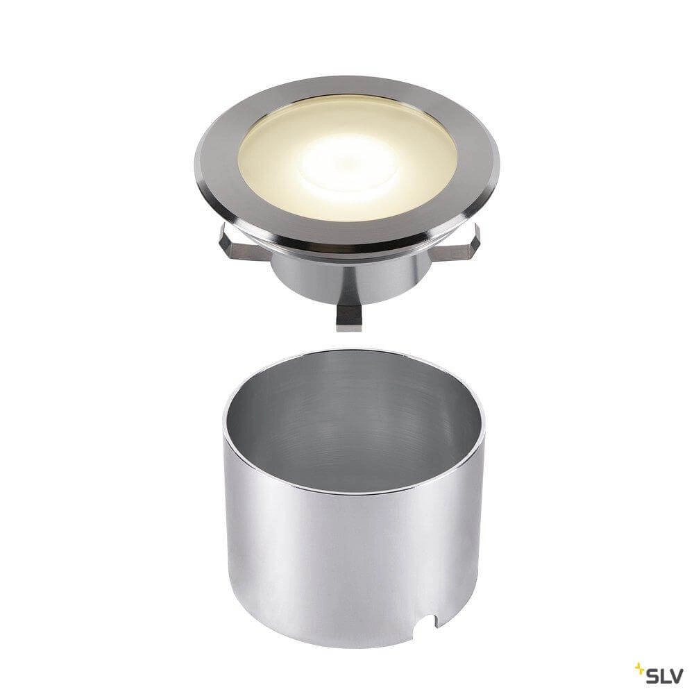 Großer LED-Bodenstrahler Dasar Flat warmweißes Licht SLV 4024163262071