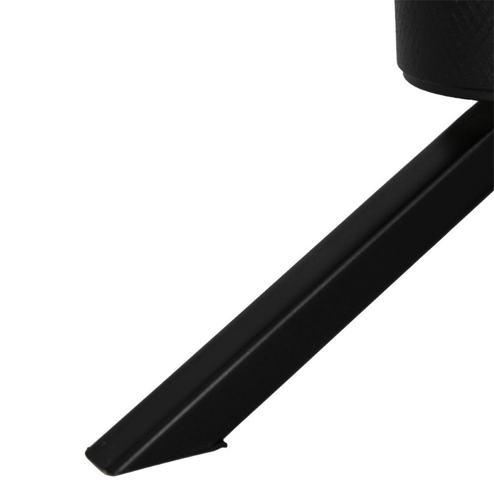 Glastischlampe Reflexion 22cm schwarz mit Rauchglas Steinhauer 8712746132601