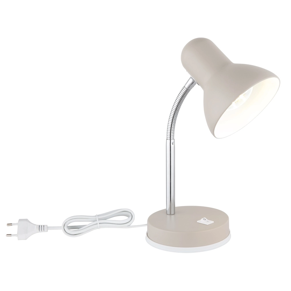 Schreibtischlampe Basic sandbraun Globo 9007371586011