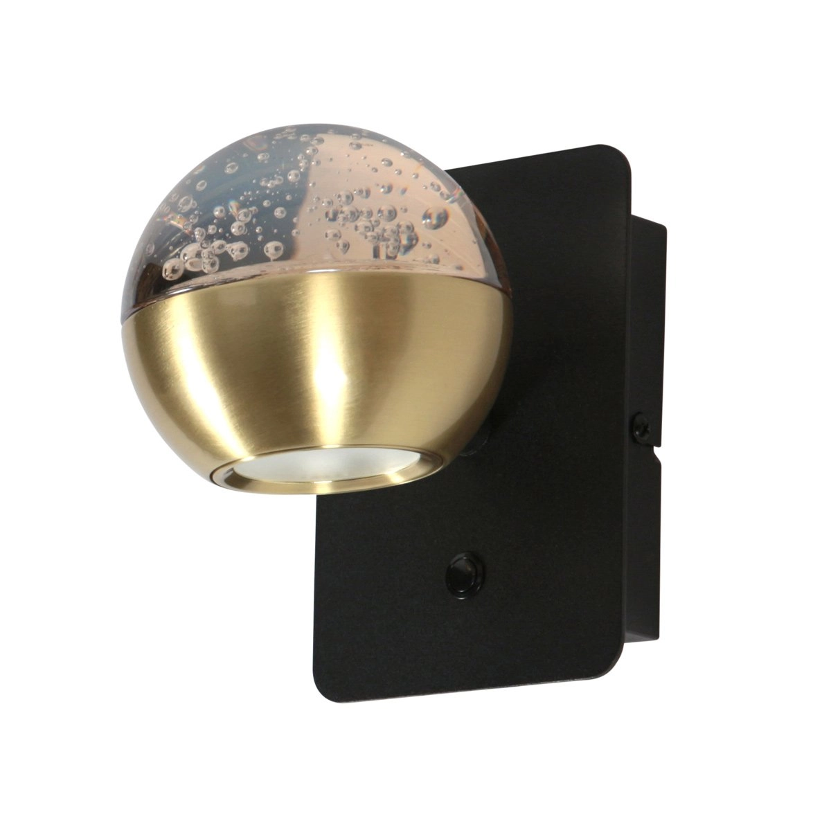 LED-Wandlampe Belluno Messing mit Glas – dimmbar Steinhauer 8712746183931