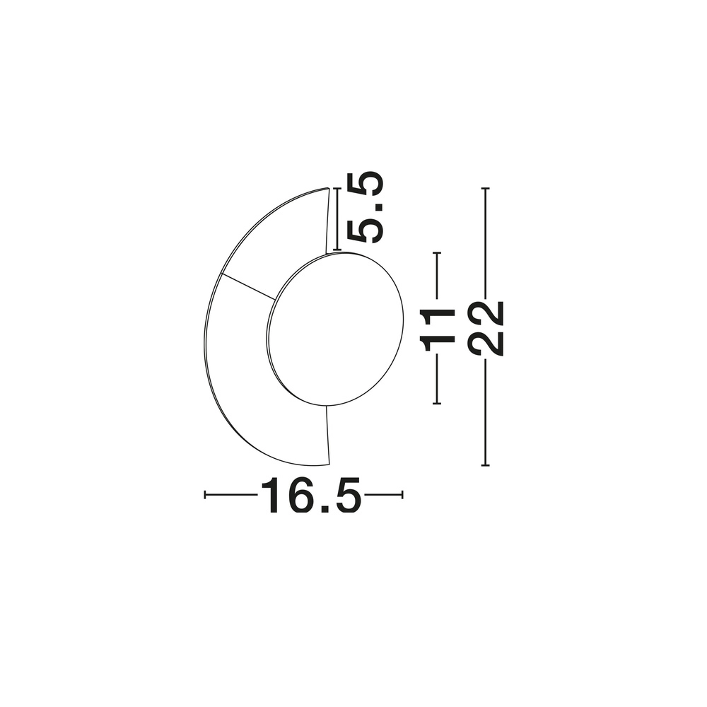 Moderne Wandlampe Gloo rostbraun – 2700K Lyora 5212017497260