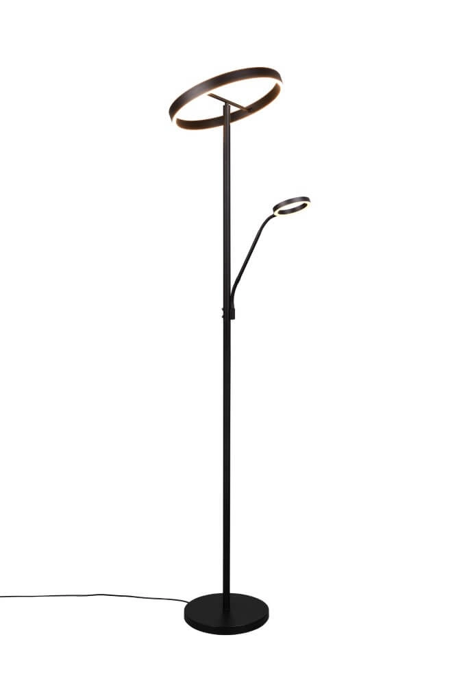 Design-Leselampe Willis Schwarz – 180 cm
