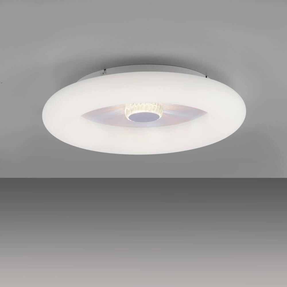 Runde Deckenleuchte Vertigo weiß Ø 50cm Just Light 4043689992408