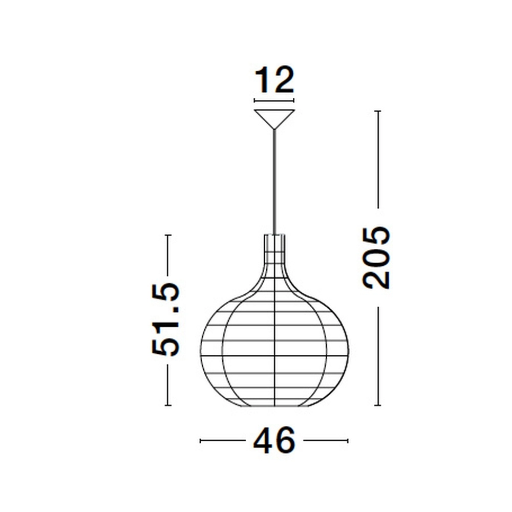 Pendelleuchte Griffin Ø 46cm Lyora 5212017438874