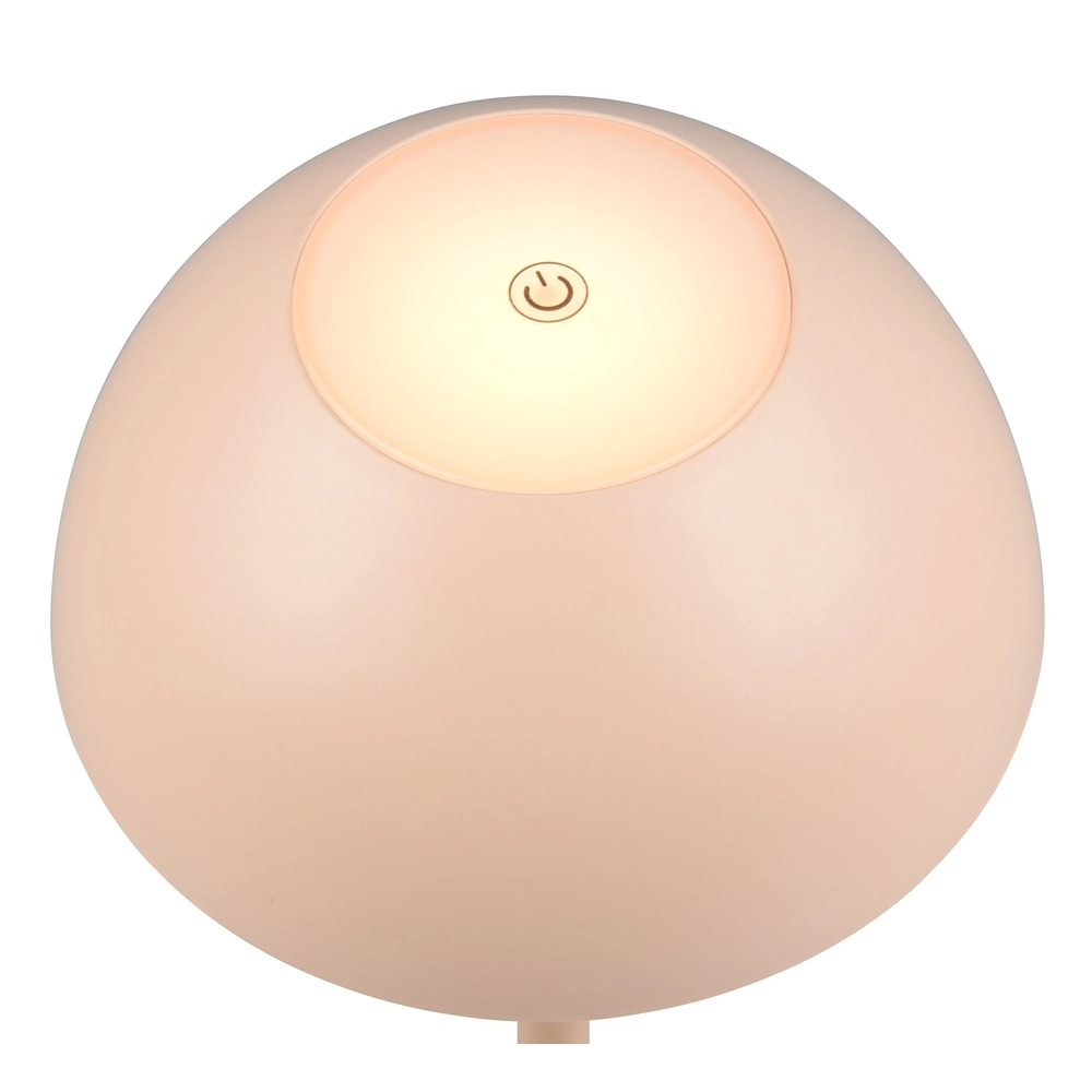 Tischlampe Ricardo sandbraun Ø 13,5cm Trio 4017807606195