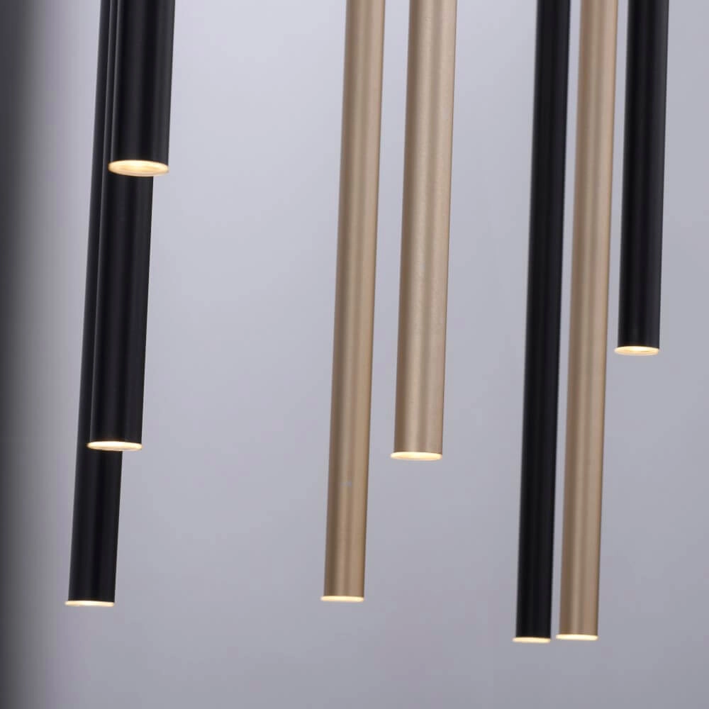 Einzigartige Hängelampe Flute 10 Lichter Paul Neuhaus 4012248374788