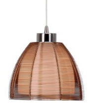 Hängelampe Relax Ø 19,5 cm bronze mit chrom Brilliant 4004353284656