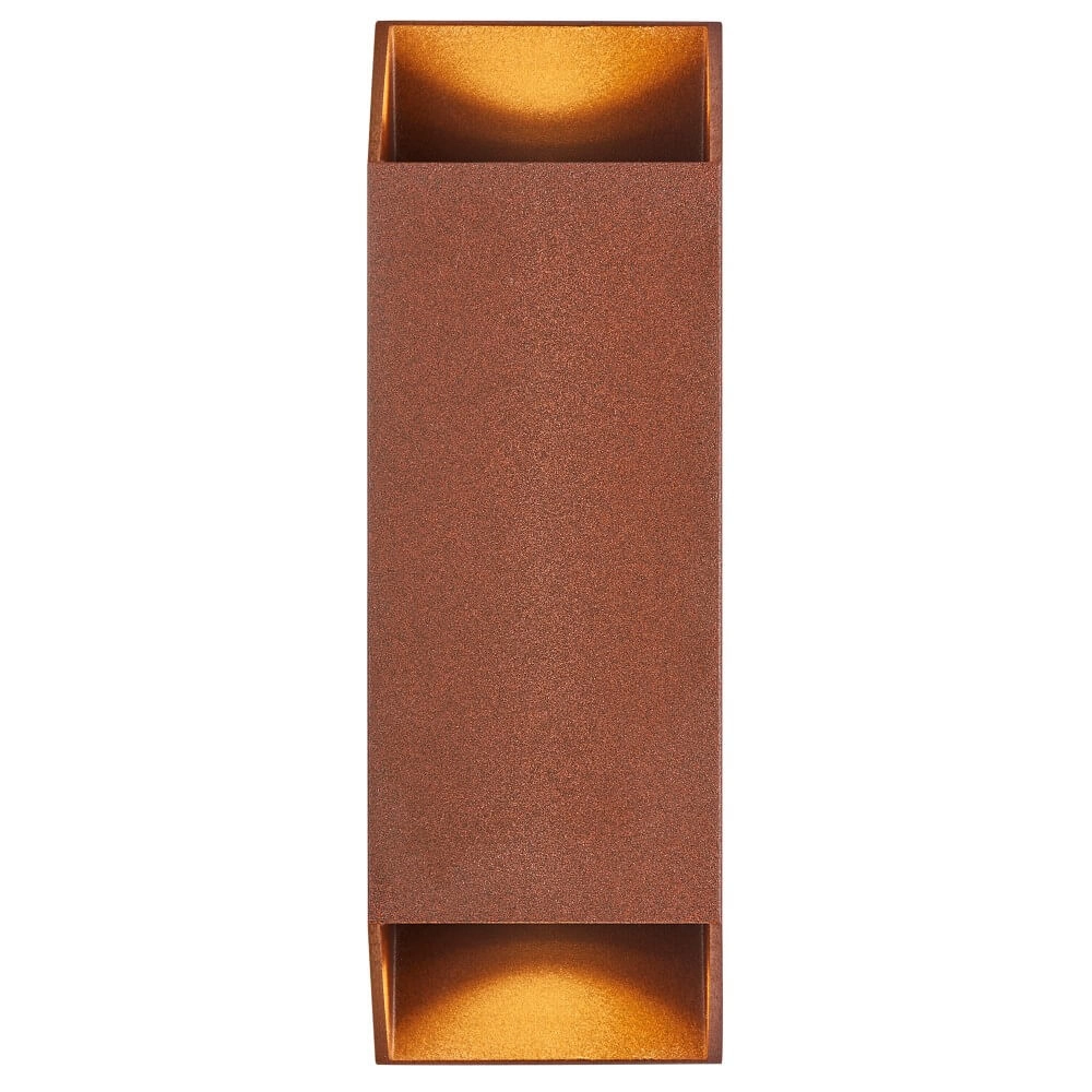 Rostbraune Außenlampe Nico Square Nordlux 5704924010934