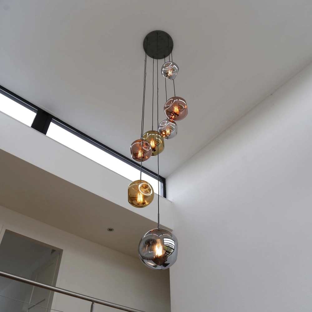 Vide Pendellampe Stellar 7 Glaskugeln Lyora 8716803511699