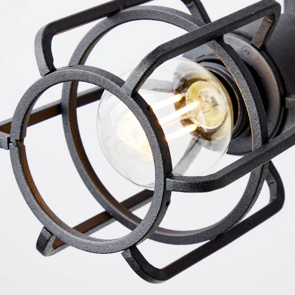 Industrielle Deckenleuchte Gwen 3-flammig Brilliant 4004353409820
