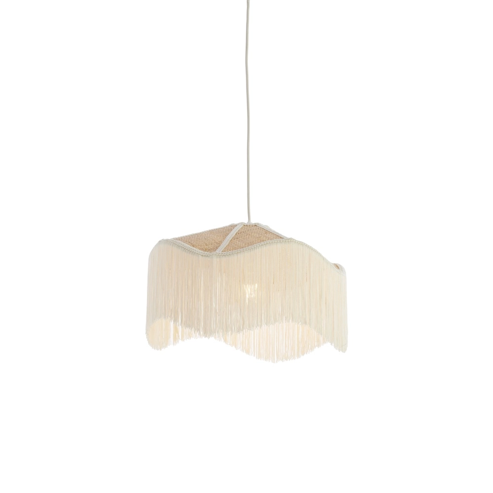Pendellampe Tiffany weiße Ø 40cm Light & Living 8717807831738