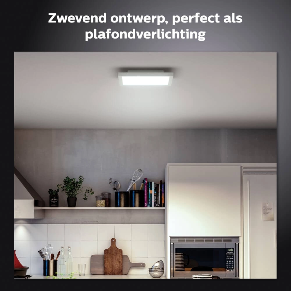 Quadratische Deckenleuchte Hue Aurelle - White Ambiance 30 cm Weiß Philips 8719514382626