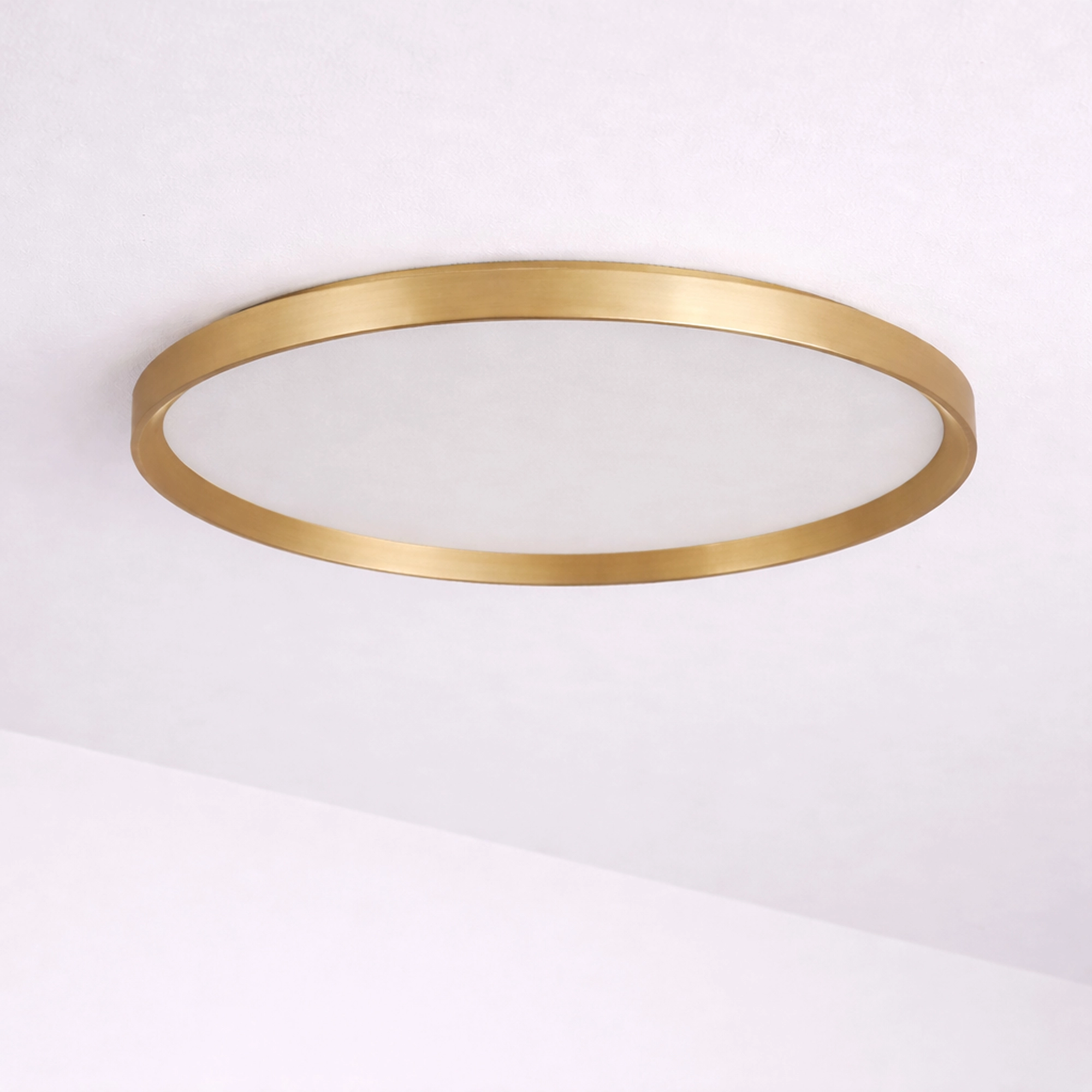 Elegante Deckenlampe Prisma gold Ø 35cm Lyora 5053423315256