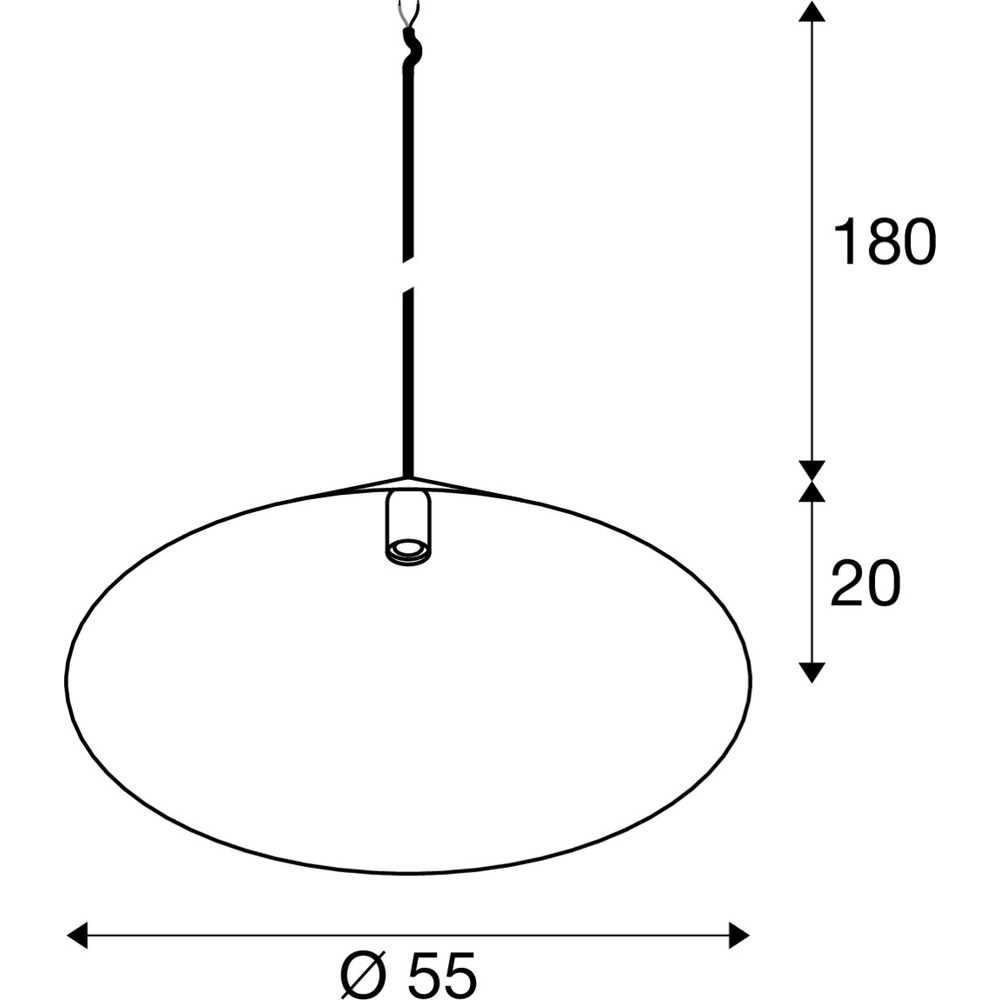 Pendelleuchte Magico Aluminium Ø 55cm SLV 4024163305174