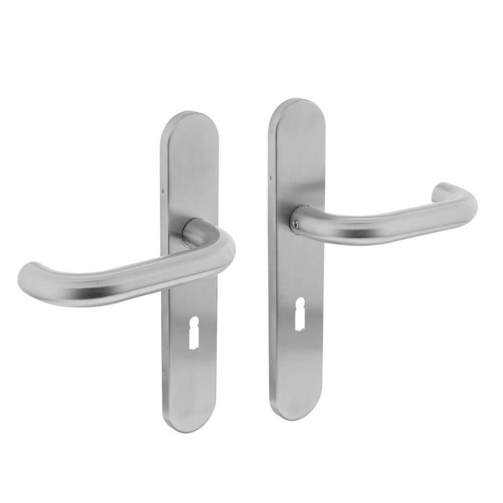Türklinke Rond Schlüsselloch 56mm Edelstahl Intersteel 8714186181232