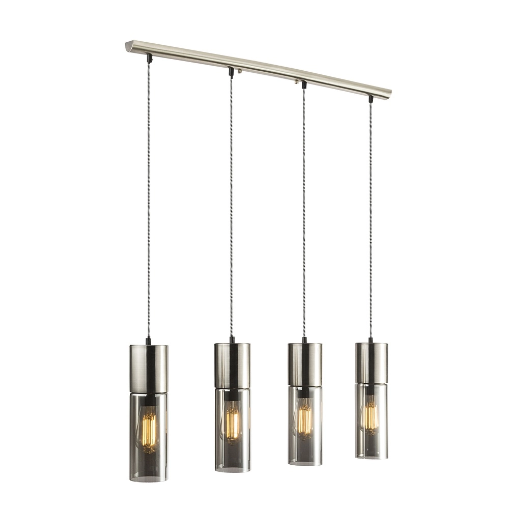 4-Licht Pendellampe Annika Nickel-Design Globo 9007371382200