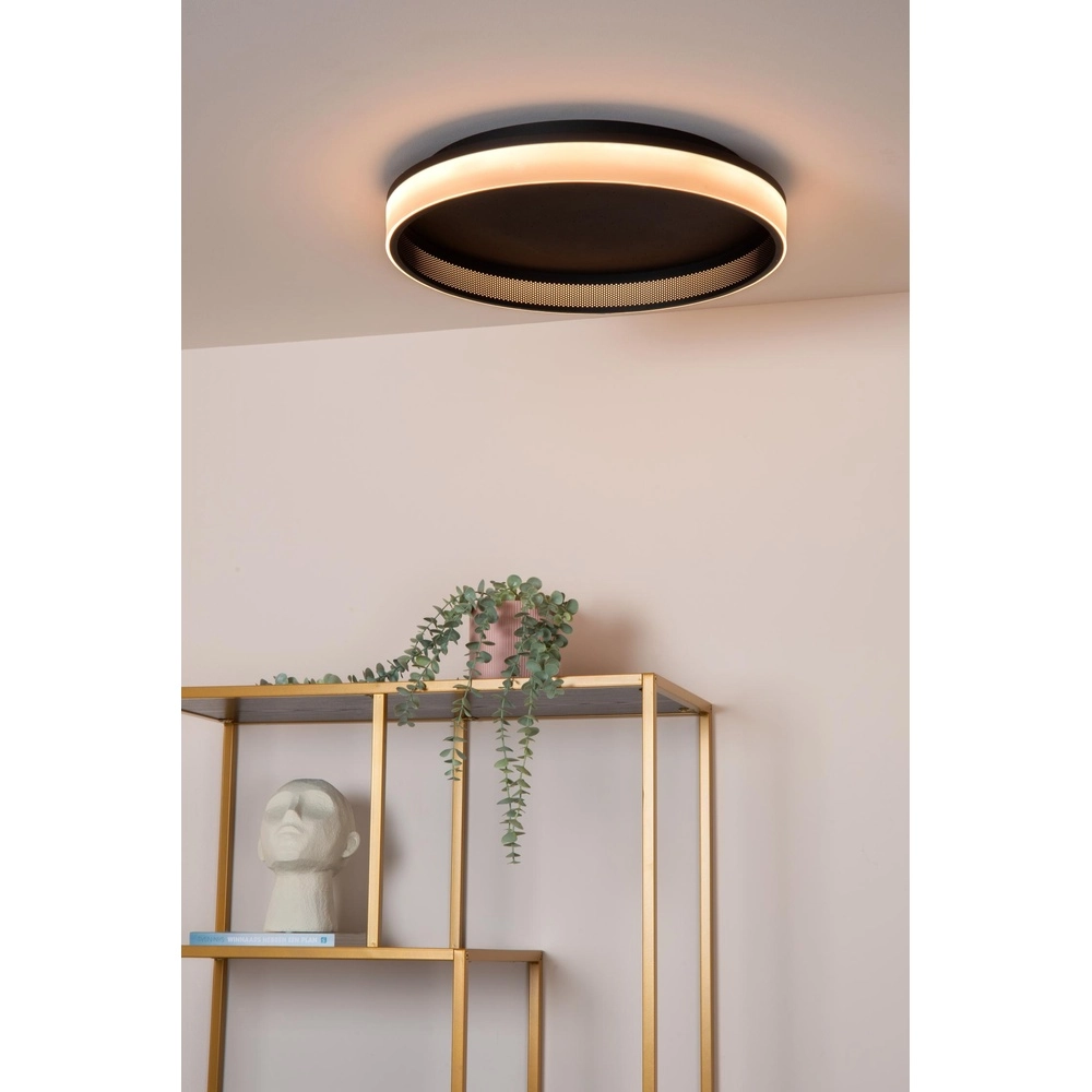 Design-Deckenlicht Estreja Ø 40cm schwarz Lucide 5411212712806