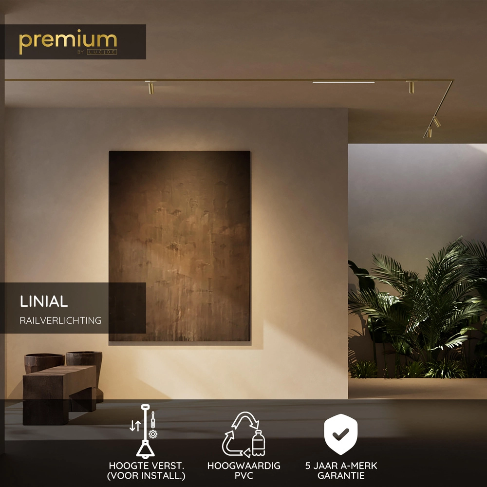 Aufhängeseil für Einphasenschienen Linial Champagner Premium by Lucide 5411212552518