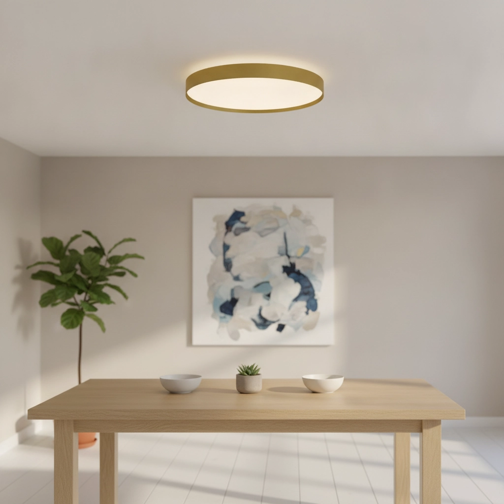 Deckenleuchte Roi gold Ø 50cm
