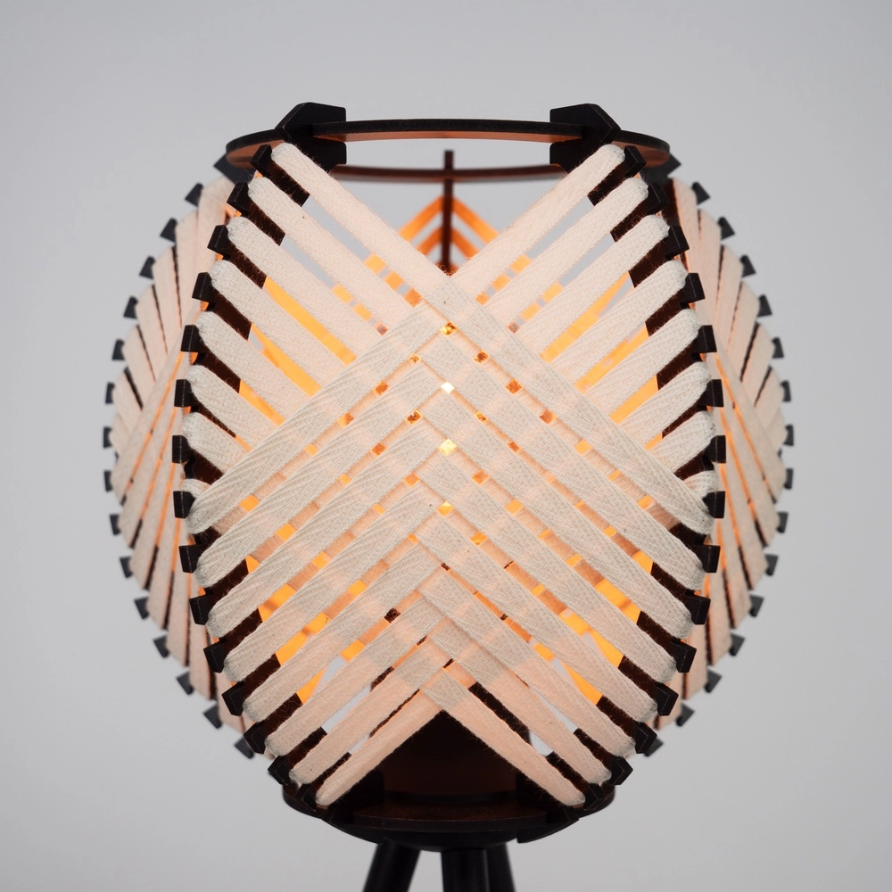 Tischlampe Waverton Schwarz mit cremefarbenem Textil Eglo 9002759440084