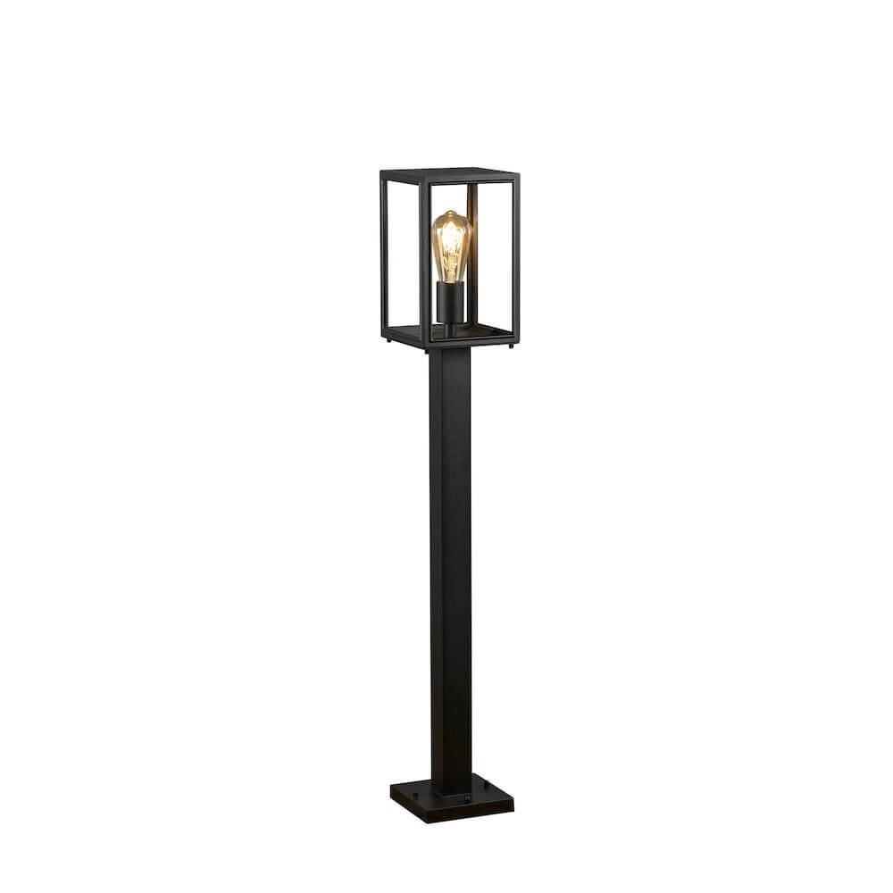 Schwarze Terrassenlampe Carpi
