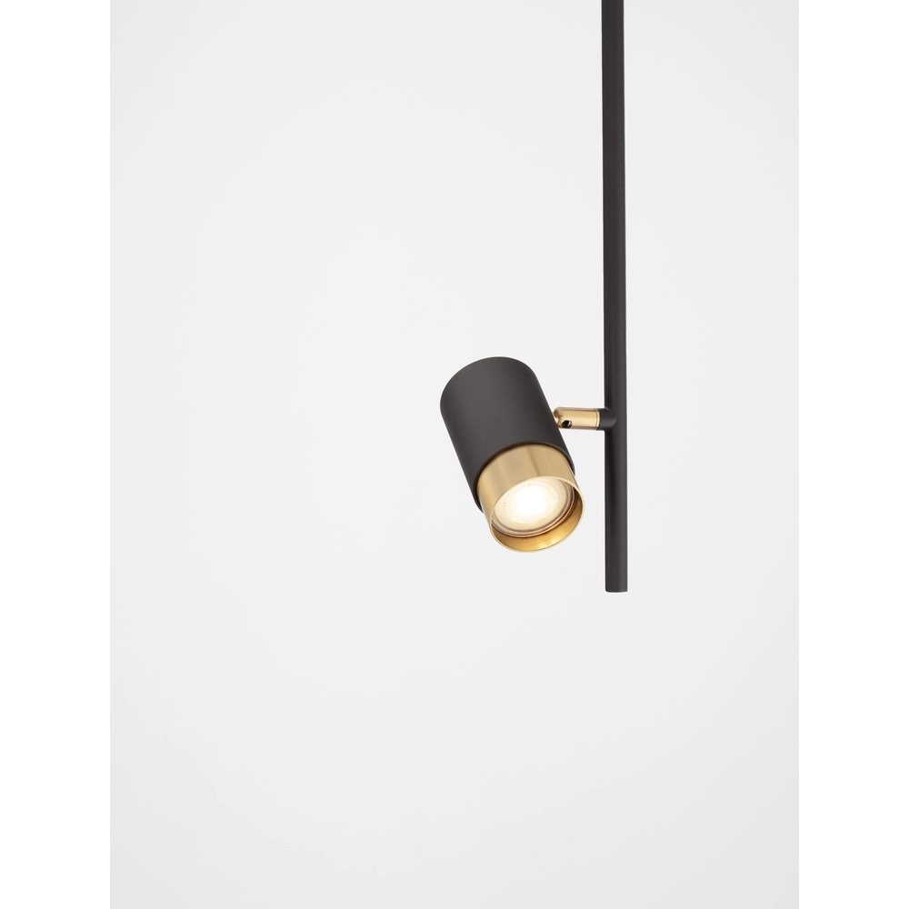 Deckenlampe Pongo Single schwarz mit gold Lyora 5212017441690
