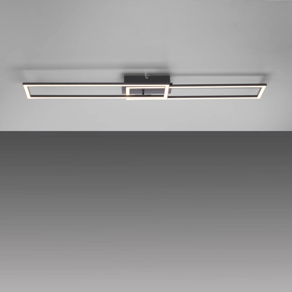 Schwarze LED-Deckenleuchte Iven Paul Neuhaus 4043689981976