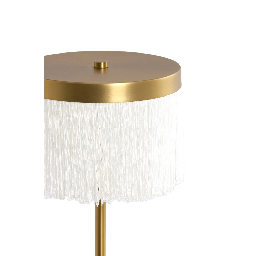 Wiederaufladbare Tischlampe Diny Gold mit Weiß Light & Living 8717807761707