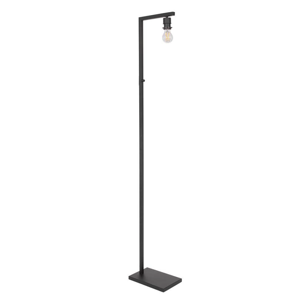 Stehlampe Stang schwarz mit Bambusschirm Steinhauer 8712746172041
