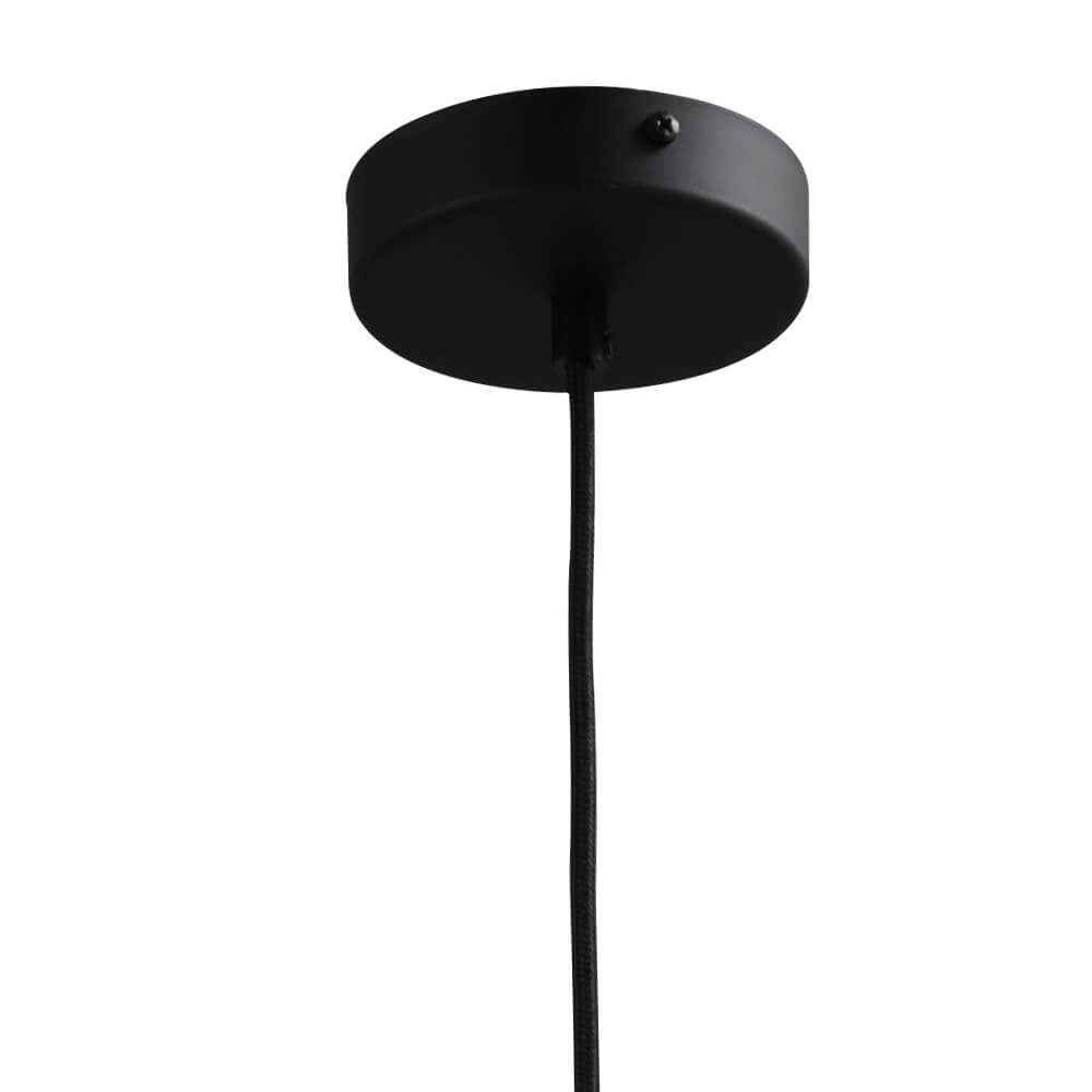 Hängelampe aus schwarzem Glas Baloton Ø 30cm Masterlight 8718121247380