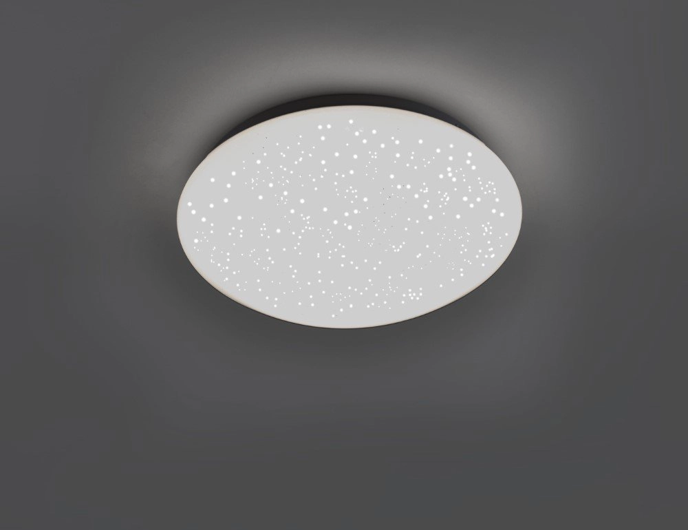 Verstellbare Deckenleuchte Skyler RGB 25cm mit Sterneffekt Just Light 4043689928889