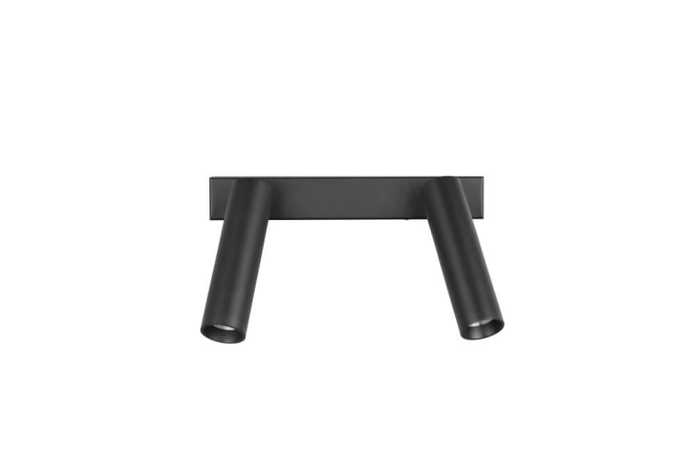 Schlanker Deckenstrahler Ambala 2x LED - schwarz Trio 4017807612639