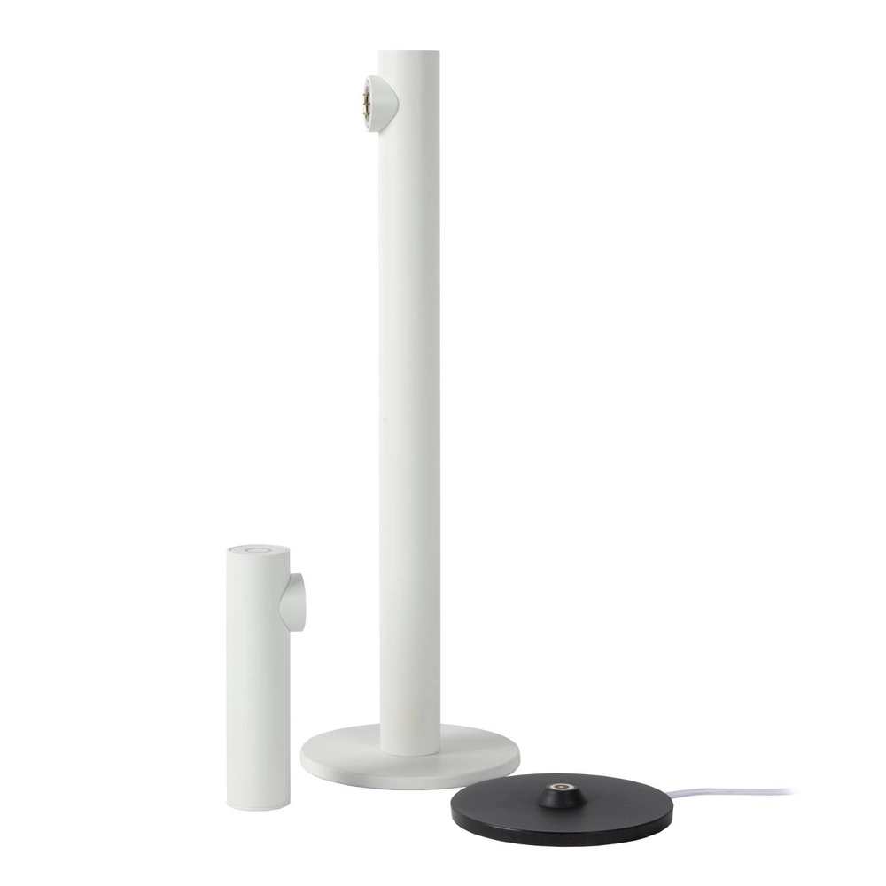 Wiederaufladbare Tischlampe Antrim weißes IP54 Lucide 5411212272218