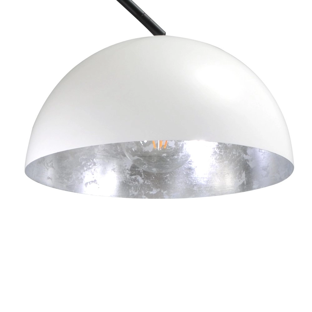 Stehlampe Industria 186 weiß mit silber Masterlight 8718121153186