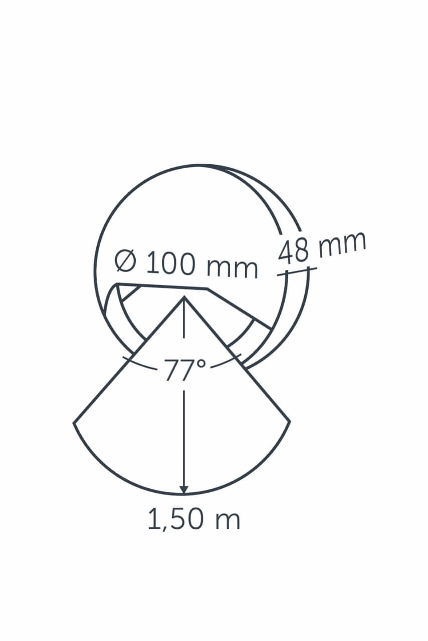 Aufbaustrahler Blink White 12 Volt LED In-lite 8717051003714
