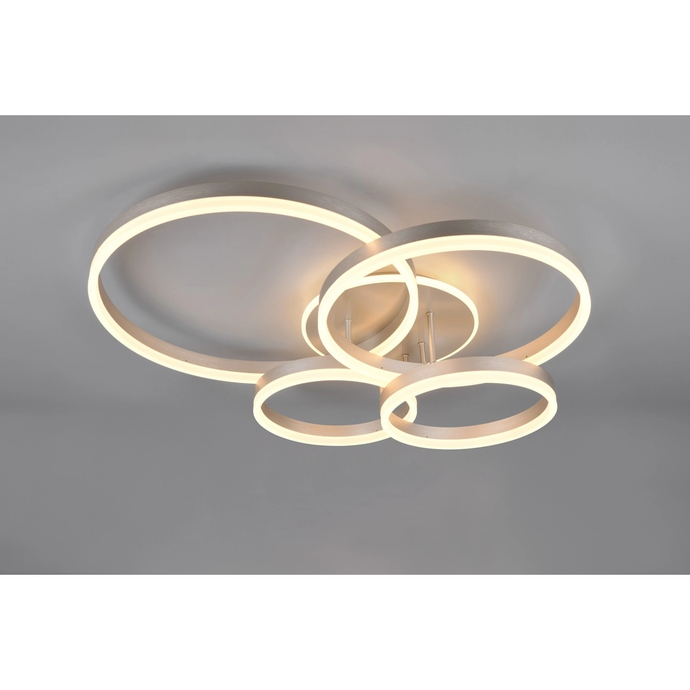 Deckenlampe Drake Nickel Modern Trio 4017807657821