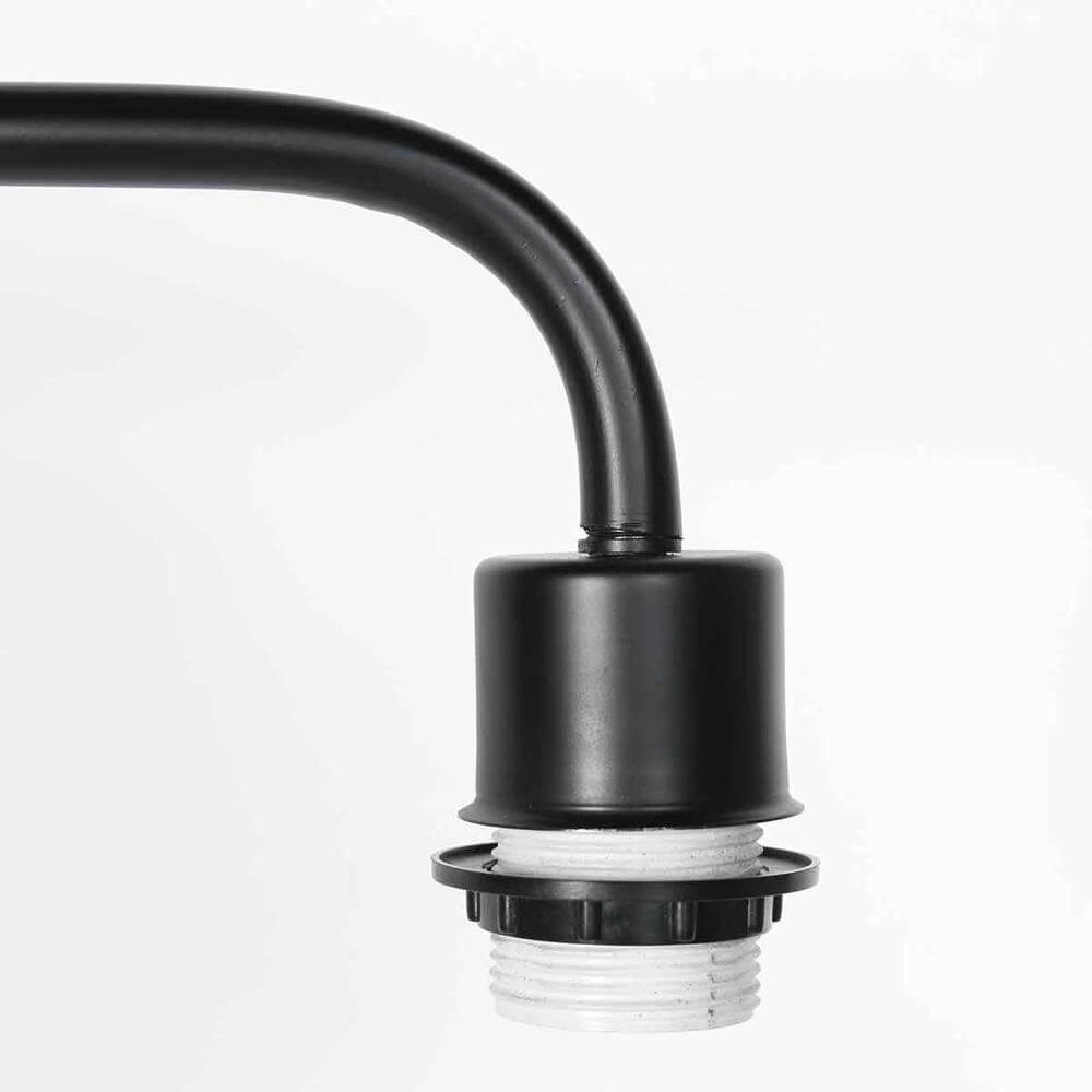 Stehlampe Bloeba schwarz mit blauer Kapuze Steinhauer 8712746177015