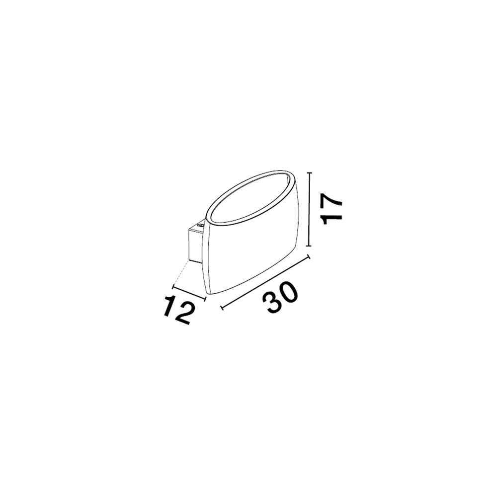 Wandleuchte Pezzo weiß Lyora 5212017479334