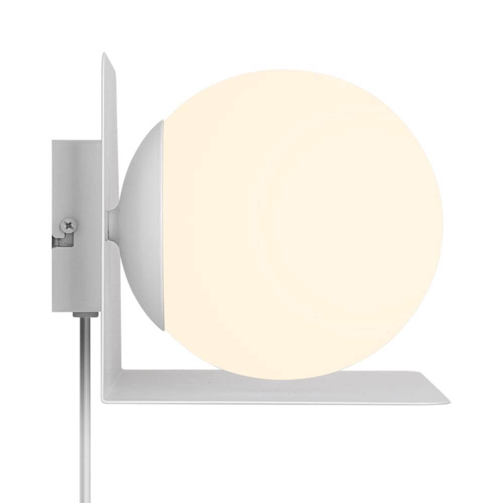 Wandleuchte mit Kugel Lilibeth weiß Nordlux 5704924015991