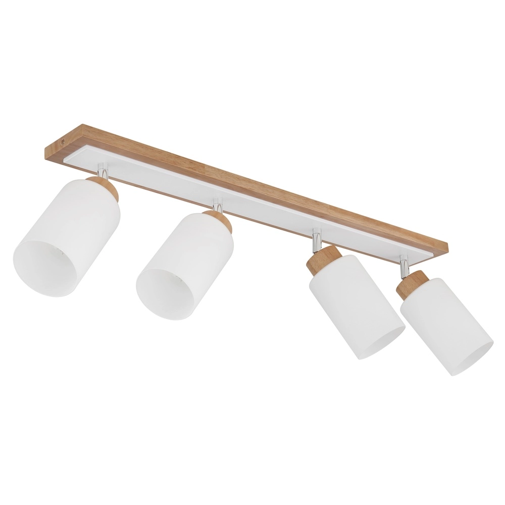 Deckenlampe Rowena 4-Licht Holz Globo 9007371583362