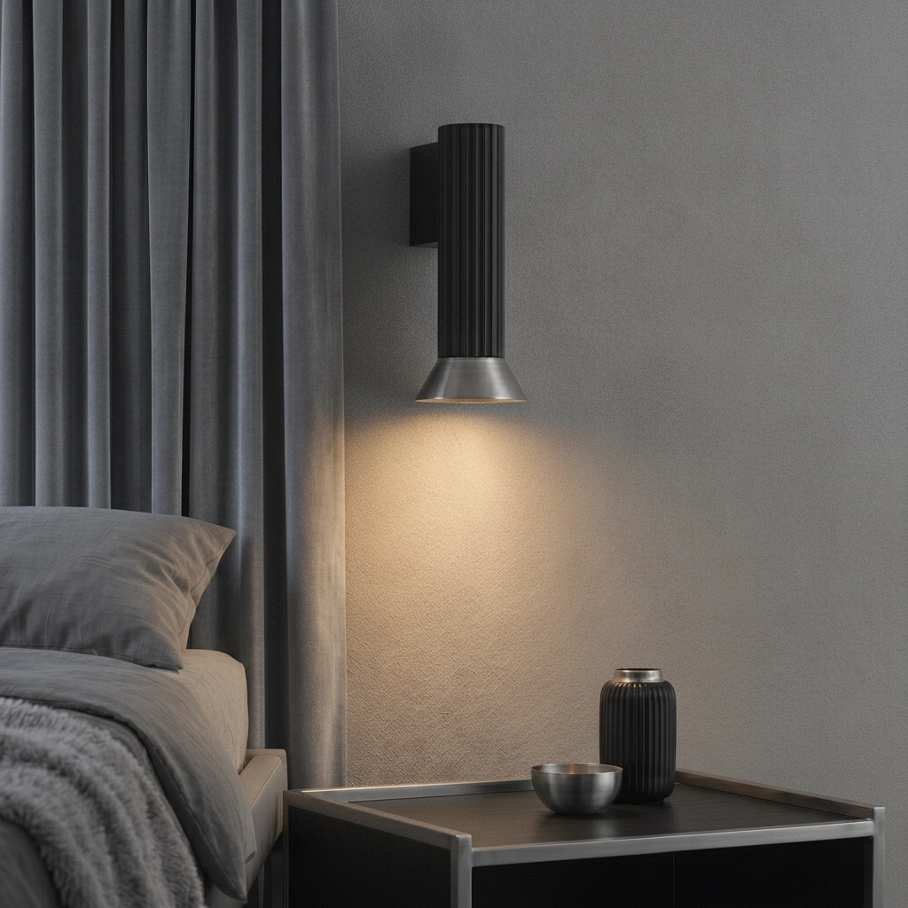 Wandstrahler Luvia schwarz mit bronze