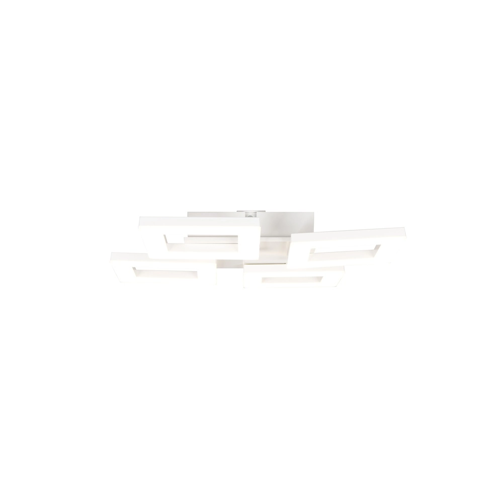Design-Deckenlampe Cemi Weißes Quadrat Trio 4017807704327