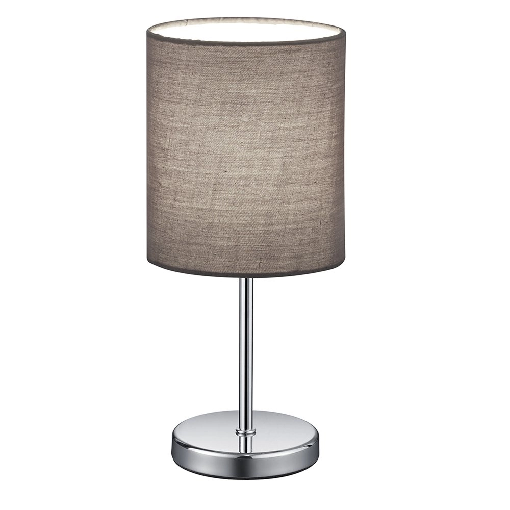 Tischlampe Lampenschirm Jerry grau Trio 4017807369663