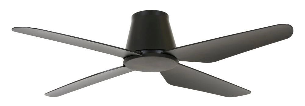 Deckenventilator ohne Lampe Aria CTC Ø 122cm schwarz IP55 Beacon 9333509144052