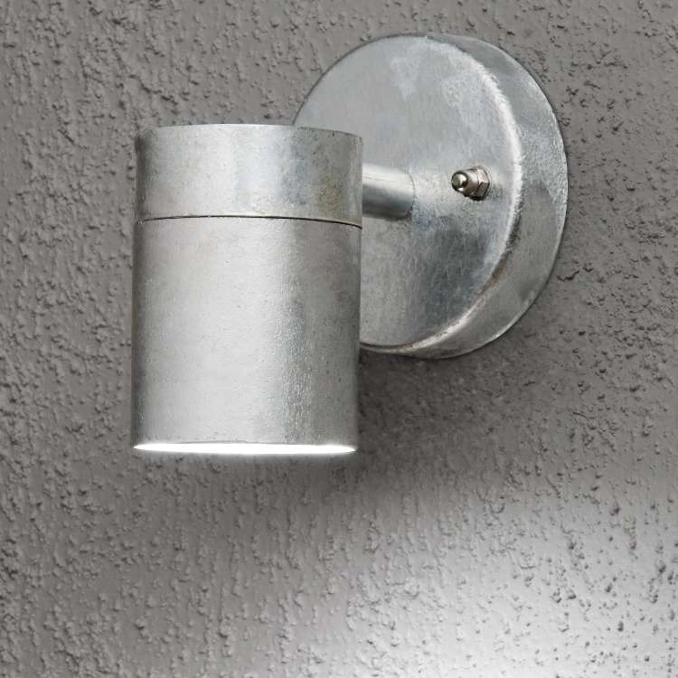 Wandspot Modena Downlight 9cm zinkgrau KonstSmide 7318307572322