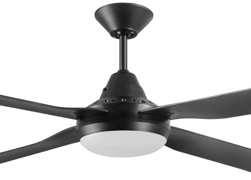 Deckenventilator schwarz Moonah Ø 122cm IP55 Beacon 9333509180883