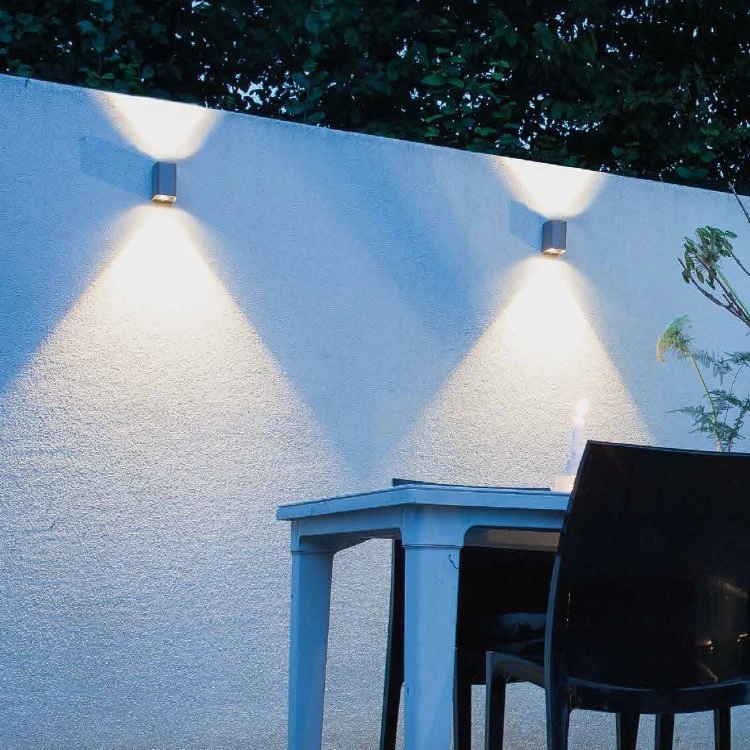 Wandstrahler Ace Up - Down 12 Volt LED Rose silber In-lite 8717051003554